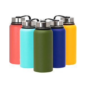 Double Wall Stainless Steel Flask Popular Products Water <b>Bottle</b> Hot Cool Vacuum Flask 1l - Product Image 1