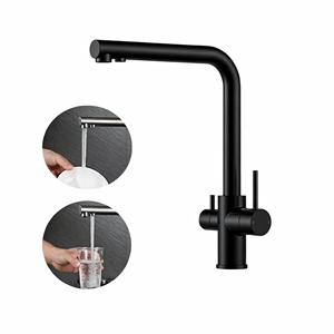 Depuratore d'<span class=keywords><strong>Acqua</strong></span> per <span class=keywords><strong>Rubinetto</strong></span> da Cucina, <span class=keywords><strong>Rubinetto</strong></span> da Cucina con Filtro a 3 Vie in Acciaio Inossidabile con <span class=keywords><strong>Rubinetto</strong></span> per <span class=keywords><strong>Acqua</strong></span> Purificata - Product Image 2