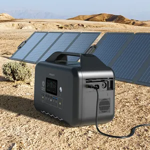 캠핑 110v 220v bms lifepo4 태양열 휴대용 발전소 노트북 전원 배터리 팩 태양열 시스템 에너지 저장 600w 1000w
