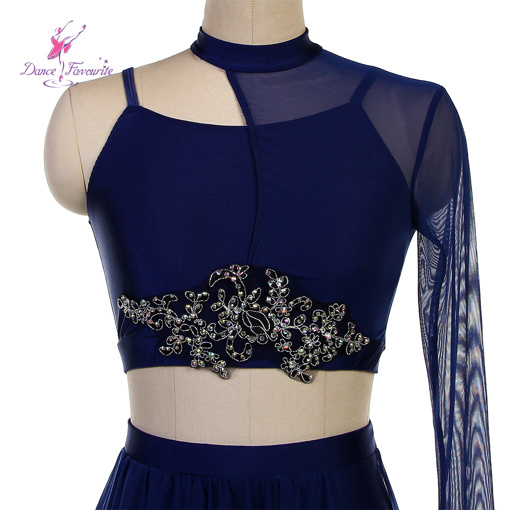 navy blue dance dress Navy Blue Two-Piece Lyrical main image 0