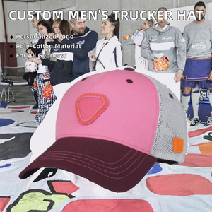 Casquette Trucker en Mousse Deux Couleurs pour Hommes, Personnalisable avec Logo, Tissu Sergé 5 Panneaux et Motif Lettre, Idéale pour les Sports de Plein Air – Vente en Gros Abordable - Product Image 5
