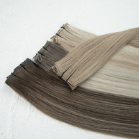 LeShine Genius Trame Extensions de Cheveux Humains Couleur de Surbrillance Vierge Remy Cuticule Cheveux Alignés Genius Trame