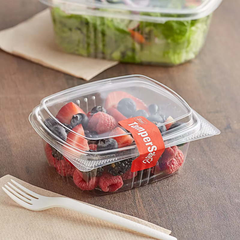 Disposable Clear Plastic Fruit Box with