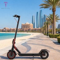 Scooter Eléctrico Plegable Moderno de 350W para Mujer, E-scooter de 9.1 Pulgadas con Control por Aplicación, Freno de Disco Trasero, Luces LED, Potencia de 36V