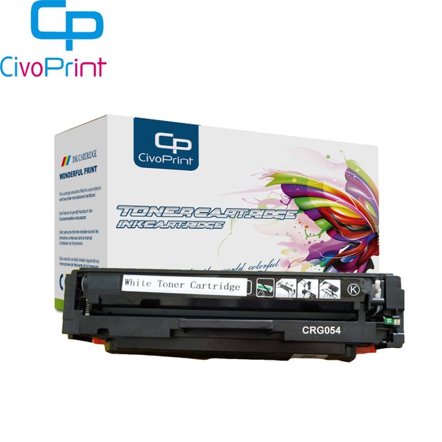 Civoprint CRG-054/H White Toner Cartridge Compatible for Canon ImageClass MF644Cdw MF642Cdw LBP622Cdw MF641Cw MF640C CRG054