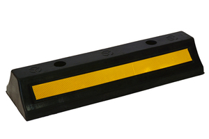 ホイールストッパー480*150 * 100mmラバーパーキングストッパーダブルストップラバーポジショナーホイールストッパー - Product Image 3