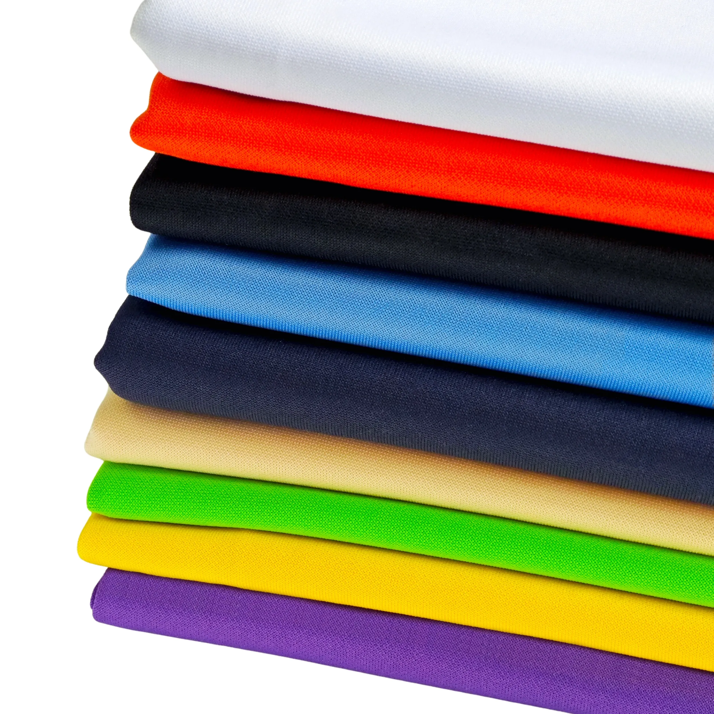 Hochwertiger anti-falten nicht elastischer 100% Polyester gestrickt ineinandergreifender Tauchstoff für Damen-Top Trainingsanzug