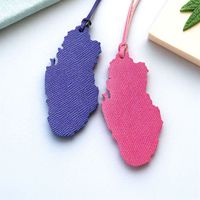 Colgante de mapa de Qatar YY hecho a mano, adorno para bolso, colgante para cartera, decoración para regalos