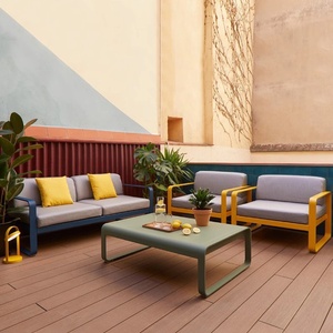 Meubles <span class=keywords><strong>de</strong></span> jardin en aluminium <span class=keywords><strong>de</strong></span> haute qualité, <span class=keywords><strong>best</strong></span>-seller, simples, modernes, imperméables, écologiques, antirouille, pour hôtel, parc - Product Image 1