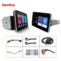 Universel 9 10.1 pouces 1 simple Din Android autoradio rotatif autoradio multimédia 2 Double Din 360 degrés écran tactile stéréo de voiture