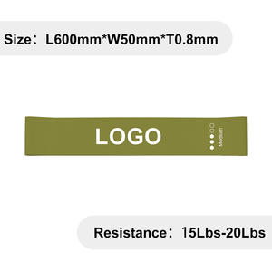 Juego de 5 Bandas Elásticas de Resistencia de Múltiples Niveles, Duraderas, con Bolsa de Transporte para Entrenamiento - Product Image 4