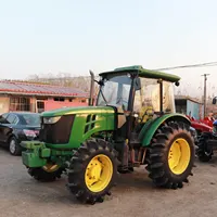 Pasokan Pabrik John Dere Pertanian 90HP 4WD Tiongkok/Diesel/Taman Kecil/Traktor Pertanian