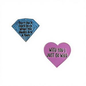 Cheap Soft Hard Enamel for Zinc Alloy Metal <b>Gold</b> Plated Love Angel Letters Animal Father's Day Charms - Product Image 5