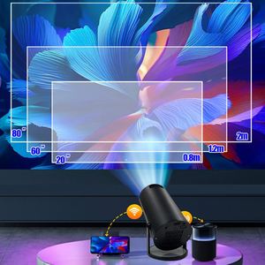 โปรเจคเตอร์ LED พร้อมพอร์ต USB, โปรเจคเตอร์พกพาขนาดเล็ก 720P, รีโมทคอนโทรล โปรเจคเตอร์สำหรับดูหนังในร่ม/กลางแจ้ง HY300Mini/สีดำ - Product Image 3