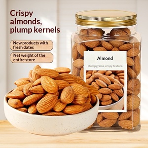 Amêndoas Cruas Sabor Original Sem Aditivos, Pacotes de 300g, Snacks Assados para Mulheres Grávidas - Product Image 1