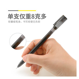 ปากกาเจลน้ำแบบกลาง A1701 สีแดง น้ำเงิน ดำ ใช้ในสำนักงาน โรงเรียน ฝาพลาสติก ปิดด้วยฝาปิด ใช้ได้ทั่วไป - Product Image 3