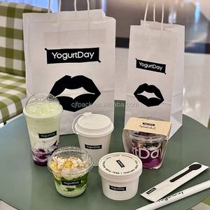 Custom Logo Heat Transfer Printed Clear Disposable Plastic PET <b>Cups</b> 98mm Diameter <b>Cold</b> Ice Coffee Take Away Outdoor - Product Image 1