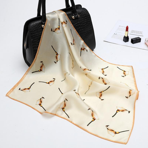 Pañuelo Cuadrado de Chifón Personalizado de 90 cm para Mujer, Pañuelo Grande para la Cabeza, Hiyab Musulmán, Bandana para Decoración del Cabello - Product Image 3