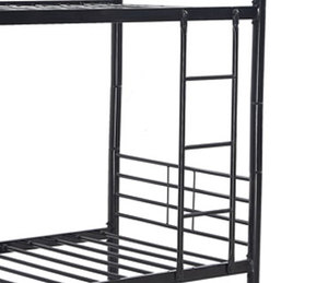 Cheap Wholesale <b>Double</b> Layer Adults Metal Heavy Bunk <b>Beds</b> Dormitory Adult Steel Bunk <b>Bed</b> - Product Image 3