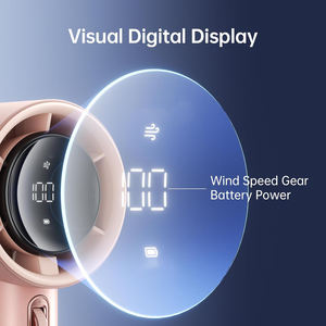 Ventilador Portátil Mini Recargable al por Mayor con Pantalla Digital, el Más Nuevo, Pequeño, Refrigeración para Uso Exterior, USB, Inglés - Product Image 5