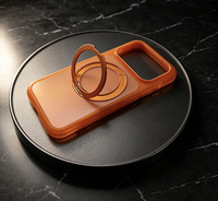 Étui de téléphone magnétique antichoc 2 en 1 avec bouton AI 360 °   Support de Bague avec Coussins d'Air aux Coins, Protection Intégrale pour iPhone 18 17 16 Pro Max