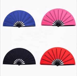 Abanico de Mano Grande de Plástico con Diseño de Seda para Kung Fu y Tai Chi, 33 cm, de Fabricantes Chinos, Color Rojo, para Recuerdos de Fiesta - Product Image 6