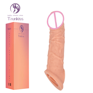 Fabrik Direkt vertrieb Tragbare Dildo kondome Erwachsene Produkte Hohl Penis form Lebensechte klare Venen struktur Echte Dildo kondome - Product Image 1