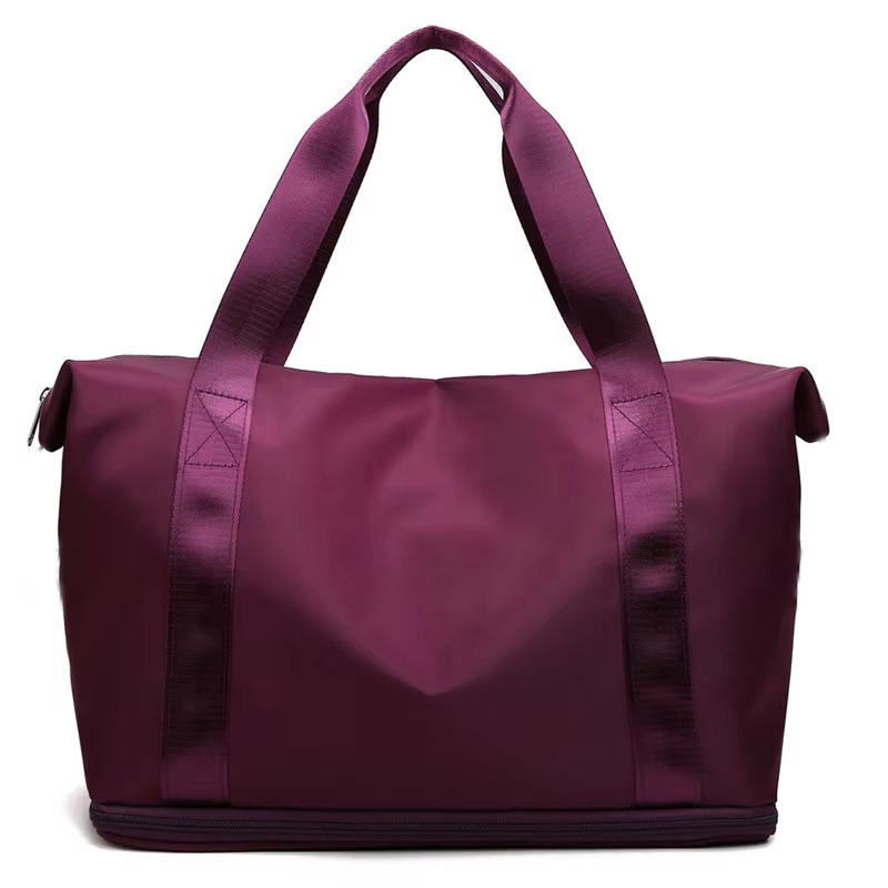 Lightweight Waterproof Polyester Travel Bag with Dry Wet
