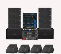 Système de haut-parleurs Line Array double 10 pouces personnalisé avec des haut-parleurs Line Array passifs professionnels
