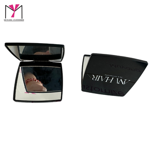 MUYANG HAIR <b>Compact</b> <b>Mirror</b> Square Plastic Dual Sided Foldable Pocket <b>Mirror</b> Chrome Finishing Travel Vanity Use - Product Image 6