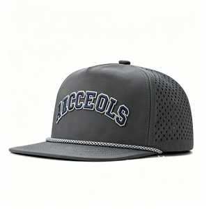 Custom Logo 6 Panel Golf Baseball <b>Cap</b> Waterproof Laser Cut Drilled Hole Perforated Hat Outdoor Sports Performance <b>Cap</b> for <b>Man</b> - Product Image 3