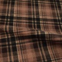 Robe-manteau chemise à carreaux en tissu de polyester et de viscose teint en fil pour hommes automne/hiver avec motif tacheté