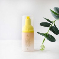 Botol Busa Plastik Bulat Pipih 30ml dengan Tutup Penuh untuk Pembersih Wajah & Kosmetik Perawatan Pribadi