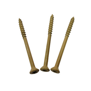 Custom OEM Coated Countersunk Head Partial Thread Wood <b>Screws</b> Self-Tapping Deck Fastener For Outdoor Construction Wholesale - Product Image 2