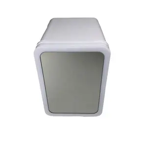 Chaude 4l portable réfrigérateurs compacts soin miroir led lumière 12v mini frigo voiture