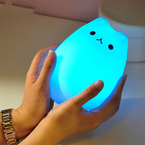 <span class=keywords><strong>Lampe</strong></span> led en forme de <span class=keywords><strong>chat</strong></span> avec télécommande, Rechargeable, design mignon Kawaii, luminaire décoratif d'intérieur, idéal pour la chambre d'un enfant - Product Image 6