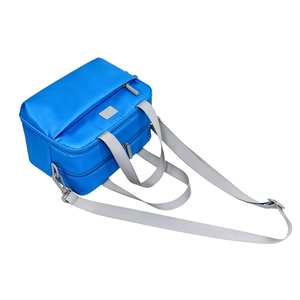 Bolsa Térmica Porta Alimentos Azul, Impermeable, Anti-Robo, de Poliéster, Estilo Mummy, Casual, para Dama, con Logotipo Personalizado OEM y Cierre - Product Image 4