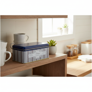 1.6L Elegance 115x190x80 mm <b>Rectangular</b> Metal Storage Box Elegant Metal <b>Baskets</b> for Storage - Product Image 3