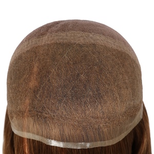 Women's Full Lace Indian Remy Human Hair <b>Toupee</b> & Wigs for Thinning Hair-Natural Wave 100% Hand Tied 130% Density Custom Made - Product Image 2