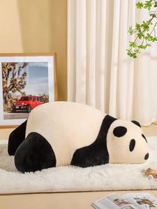 Sofá Reclinable <span class=keywords><strong>Panda</strong></span> de Piel Sintética de Conejo, Asiento Individual Cómodo con Forma de Animal para Sala de Estar, Vestíbulo de Hotel, Sala de Exposiciones - Product Image 3