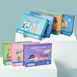 Rompecabezas magnético de madera para niños, juguete educativo - Product Image 4