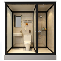 Pod de salle de bain préfabriqué Unité de salle de douche intégrée Nouveau design Pod de salle de bain intégral Maison préfabriquée chinoise