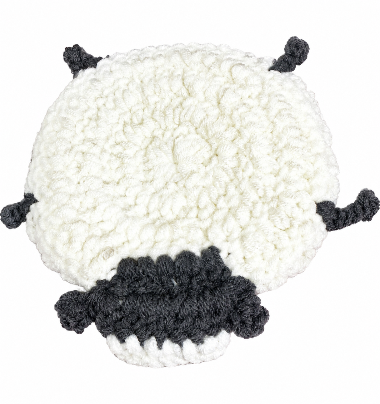 Dessous de verre mouton noir et blanc