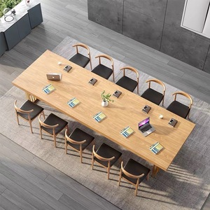 Ahşap yemek masası seti katı ahşap yemek masası lale meşe klasik yüksek dereceli rahat katı ev mobilya Modern çağdaş - Product Image 5