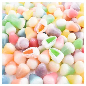 1kg bulk packing fruit chewy candy crispy jelly beans gummy candy halal candy confectionery