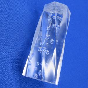 Varilla de acrílico transparente con burbujas, varilla de acrílico con burbujas de copo de nieve, varillas de acrílico con purpurina - Product Image 5