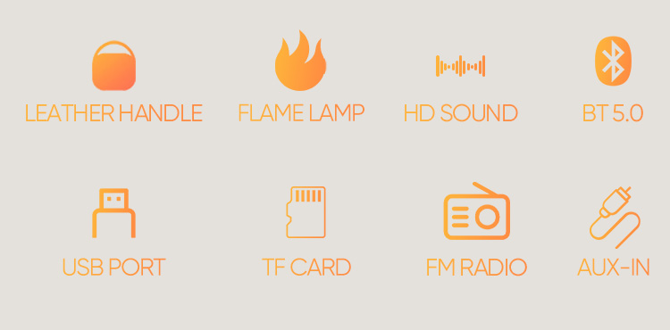 Modeng Aux Speaker 2022 New &Private Model Portable 3 Inch Rgb Led Light  Usb Speaker Long Working Time Tf Speaker