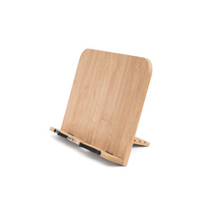 2026 Support de lecture réglable en bois de bambou, support pliable pour tablette et livre de cuisine, étagère de rangement pour la maison - Product Image 5