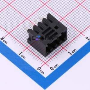 DB2EVC-2.5-4P-BK Plug-in Terminal Block Through hole,P=2.5mm Connector Board-to-Board / Socket - Closed 1x4P 2.5mm Black - Product Image 1