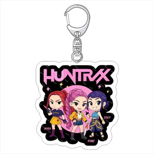 Llavero Acrílico <span class=keywords><strong>de</strong></span> la Película Rumi, Dibujos Animados, K-POP, Demon Hunters, con Recubrimiento UV, Amuleto 3D <span class=keywords><strong>de</strong></span> 5.5cm, Colgante para Bolsa, para Fans, Coleccionable - Product Image 2